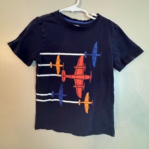 Gymboree Airplane Graphic Tee 5T